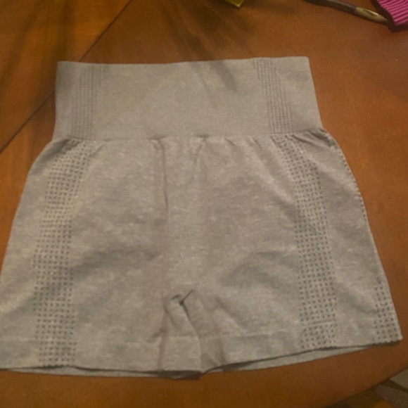 Boutique 9 Shorts Gray Tight High Waisted Gym Shorts Boutique